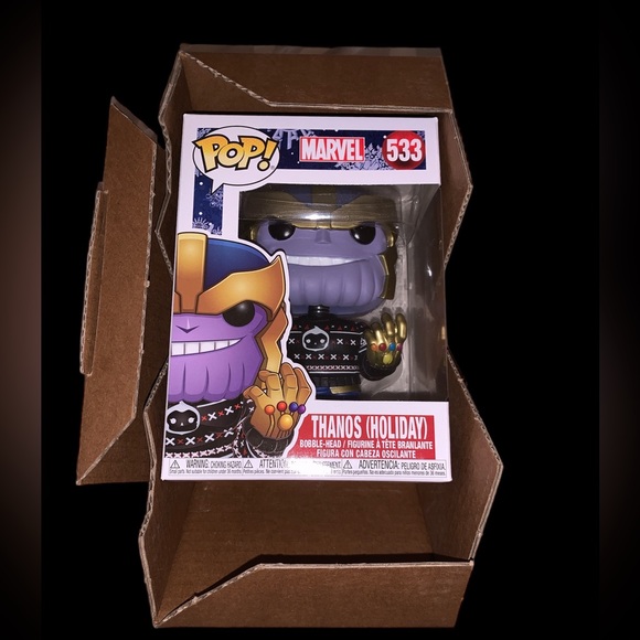 New in Box 2019 Marvel Holiday Thanos Funko Pop - Picture 9 of 10